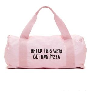 “After This We’re Getting Pizza” Duffle Bag – NWT, Fun & Quirky